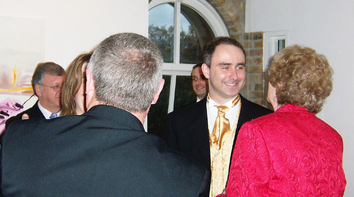 Our parents congratulating us