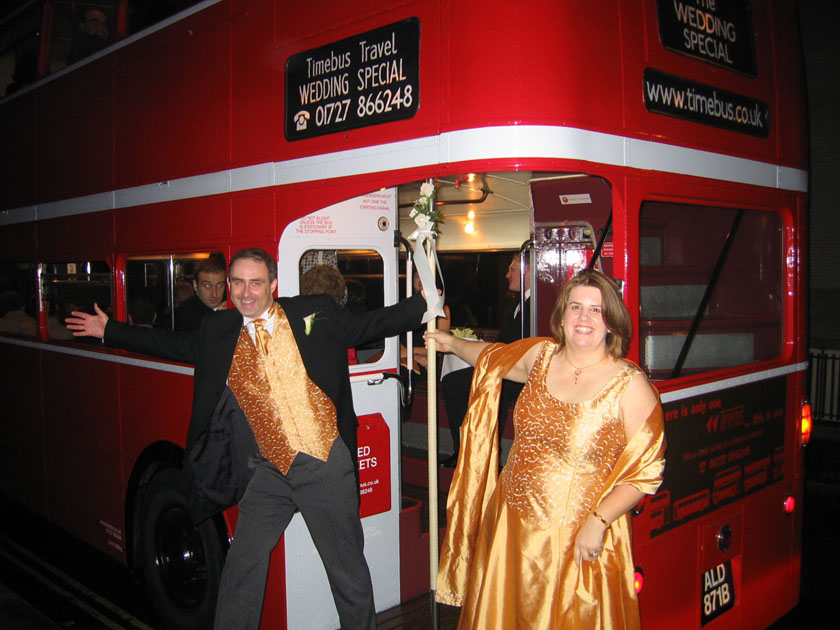Hanging off the Bus!