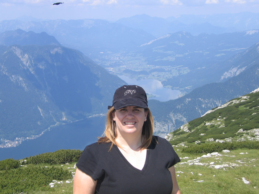 Kris overlooking Halsattersee