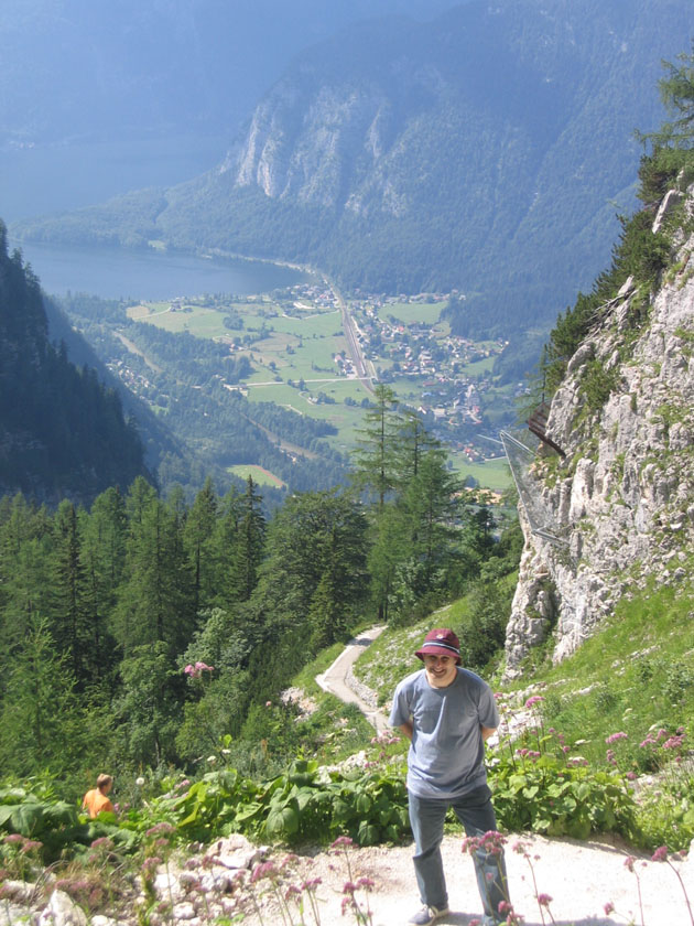 Rob outside the ice caves
