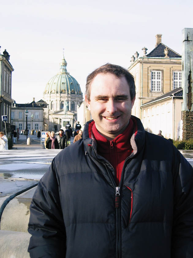 Rob in front of the Royal Palace